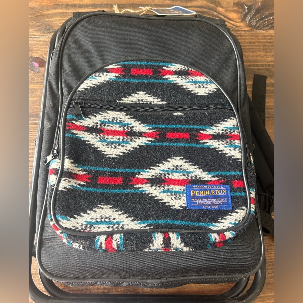 Pendleton vintage picnic backpack